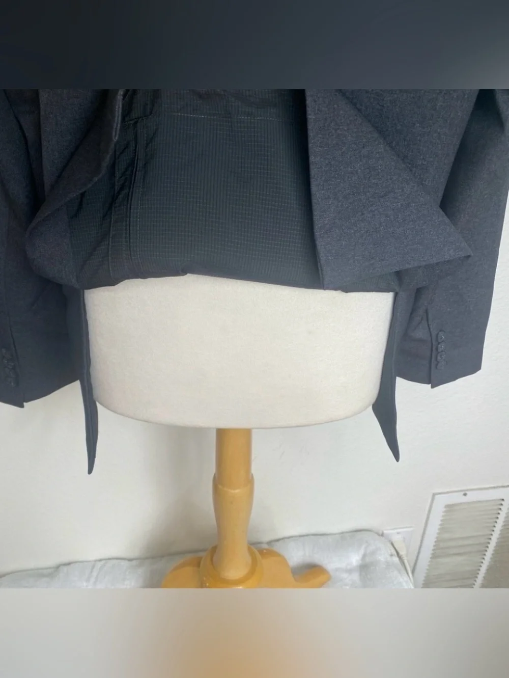 NWOT NEW Bluffworks Men's Gotham Gray Classic Fit Gramercy Blazer Size 44R